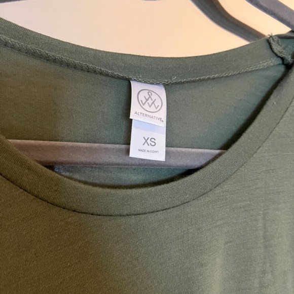 Alternative Apparel Short sleeve tee, Army Green - Picture 4 of 8